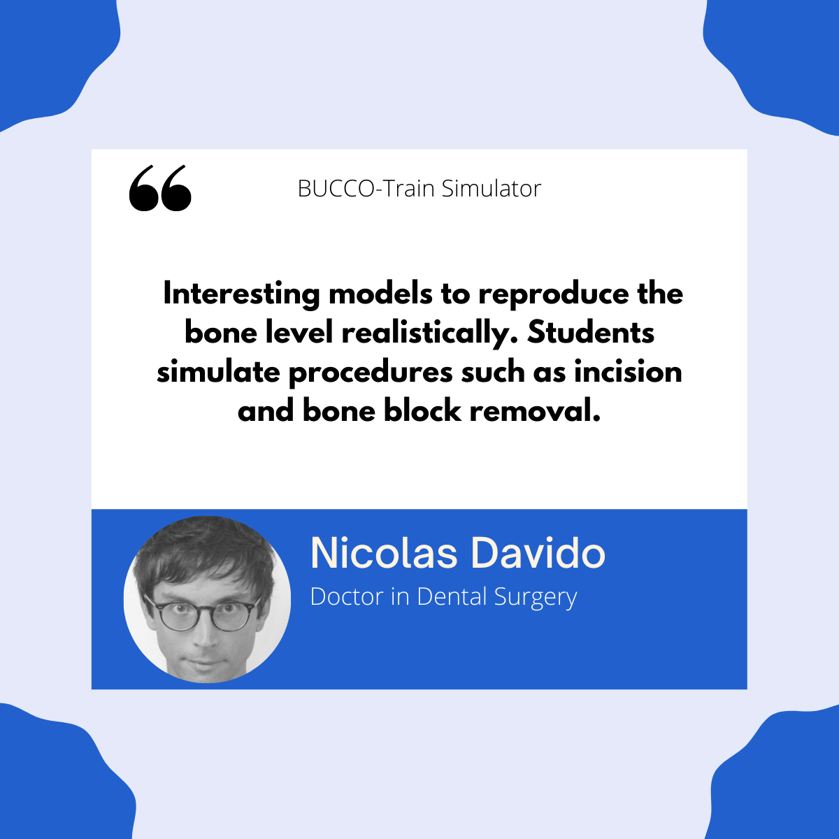 Customer feedback Nicolas Davido