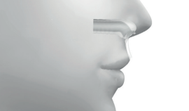 Visualisation 3D de RHINO sur patient, vue de profil